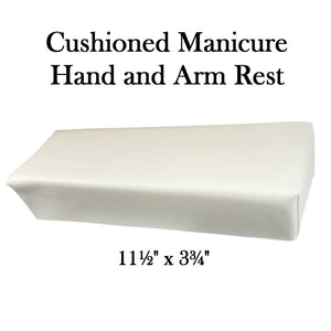 Cushioned Manicure Hand and Arm Rest