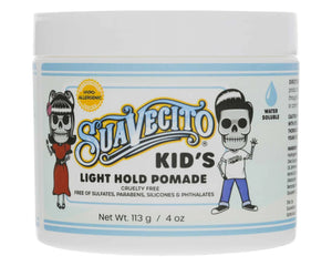 Suavecito Pomade, KID'S Light Hold Pomade "Hypoallergenic" , 4oz