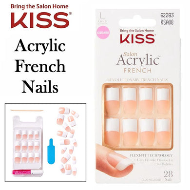 KISS Acrylic French Nails - KSA08