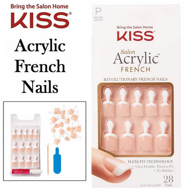 KISS Acrylic French Nails - KSA06