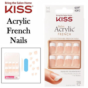 KISS Acrylic French Nails - KSA12