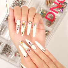 DND Nail Crystal Kit #07, Clear Flame