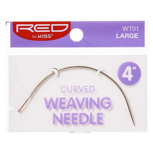 Red by Kiss Curved Weaving Needle - Large 4" (WT01)