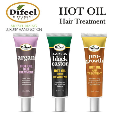 Difeel Hair Oil, Hot Oil Hair Treatment, 1.5 oz