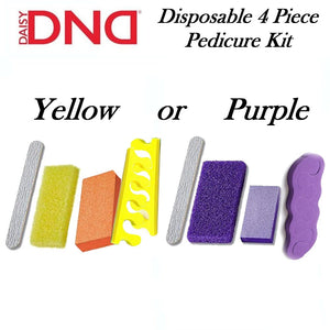 DND Disposable 4 Piece Pedicure Kit