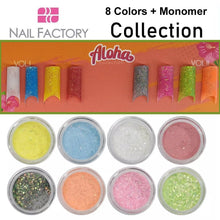 Nail Factory Acrylic Collection "Aloha Collection" (8 colors + monomer)