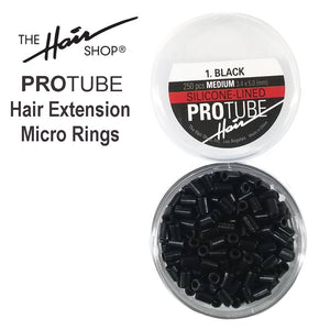 ProTube Hair Extension Micro Ring - Silicon Lined - 250 pieces