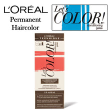 L'Oreal Let's Color! Permanent Haircolor, 2 oz