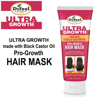 Difeel Hair Mask, Ultra Growth Hair Mask, 8 oz