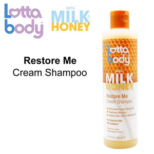 LottaBody Restore Me Cream Shampoo, 10.1 oz