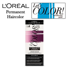 L'Oreal Let's Color! Permanent Haircolor, 2 oz