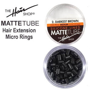 MATTETube Hair Extension Micro Ring - Silicon Lined - 250 pieces