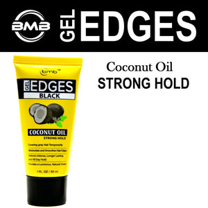 bmb Gel Edges Black Castor Oil Strong Hold, 1 oz