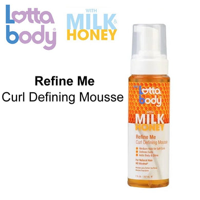 LottaBody Refine Me Curl Defining Mousse, 7 oz