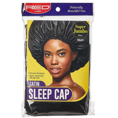 Red by Kiss Satin Sleep Cap - Super Jumbo (HSL03)