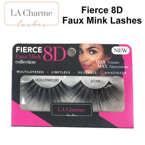 LA Charme Fierce 8D Faux Mink Lashes