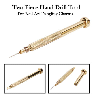 Two Piece Hand Drill Tool - Nail Art Dangling Charms