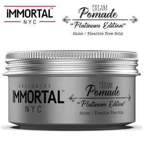 Immortal NYC - Cream Pomade "Platinum Edition", 5.07 oz