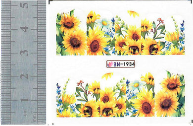 Nail Stickers - Sunflowers (BN-1934)