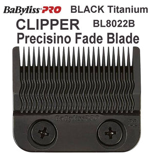 BaBylissPRO FX8022B BLACK Titanium Replacement Clipper Fade Blade