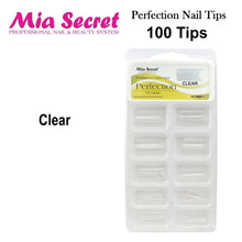 Mia Secret Nail Tips, Perfection 100 Count Nail Tips (Clear, Natural, )