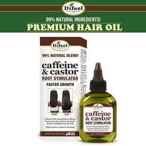 Difeel Hair Oil, 99% Natural Blend Root Stimulator, 2.5 oz