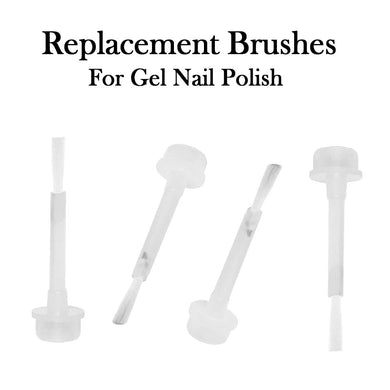 Replacement Brushes for Gel Nail Polish - 4 Pieces