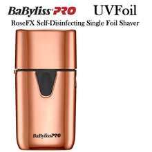 BaBylissPro UVFoil Single Foil Limited Edition RoseFX Shaver - Self Disinfecting Metal Foil Shaver (FXLFS1RG)