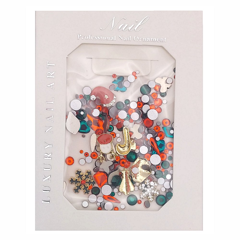 Nail Charms - Assorted Christmas Ornaments