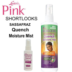 Luster's Pink Shortlooks SassaAFraz Quench Moisture