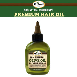 Difeel Hair Oil, Premium Hair Oil, 2.5 oz