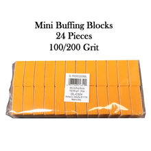 DL Professional Mini Buffing Blocks 24 pack - 100/200 Grit (DL-C324)