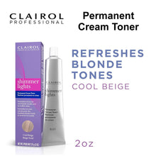 Clairol Shimmer Lights Permanent Cream Toner, 2 oz