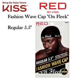 Red by Kiss Cap, Fashion Wave Cap "On Fleek", Regular 5.5" (HDS08)