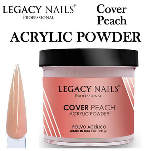 Legacy Nails Acrylic Powder, "Cover Peach"