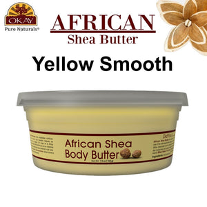 Okay Pure Naturals African Shea Butter, Yellow Smooth, 7.5 oz