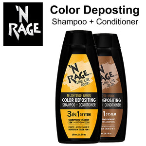 NRage Color Depositing Shampoo + Conditioner, 8.5 oz