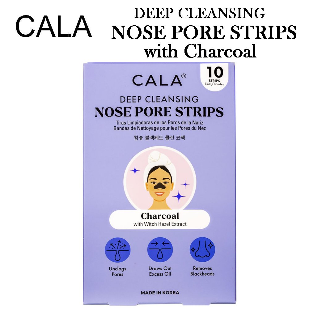 Cala Nose Pore Strips, Deep Cleansing, 10 pack (67205)