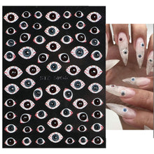 Nail Stickers - Halloween 27 (STZ-5D57-Clear Pack)