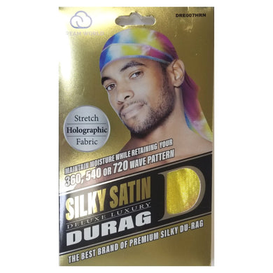 Dream World Durag, Silky Satin Deluxe Luxury Durag (DRE007HRN)