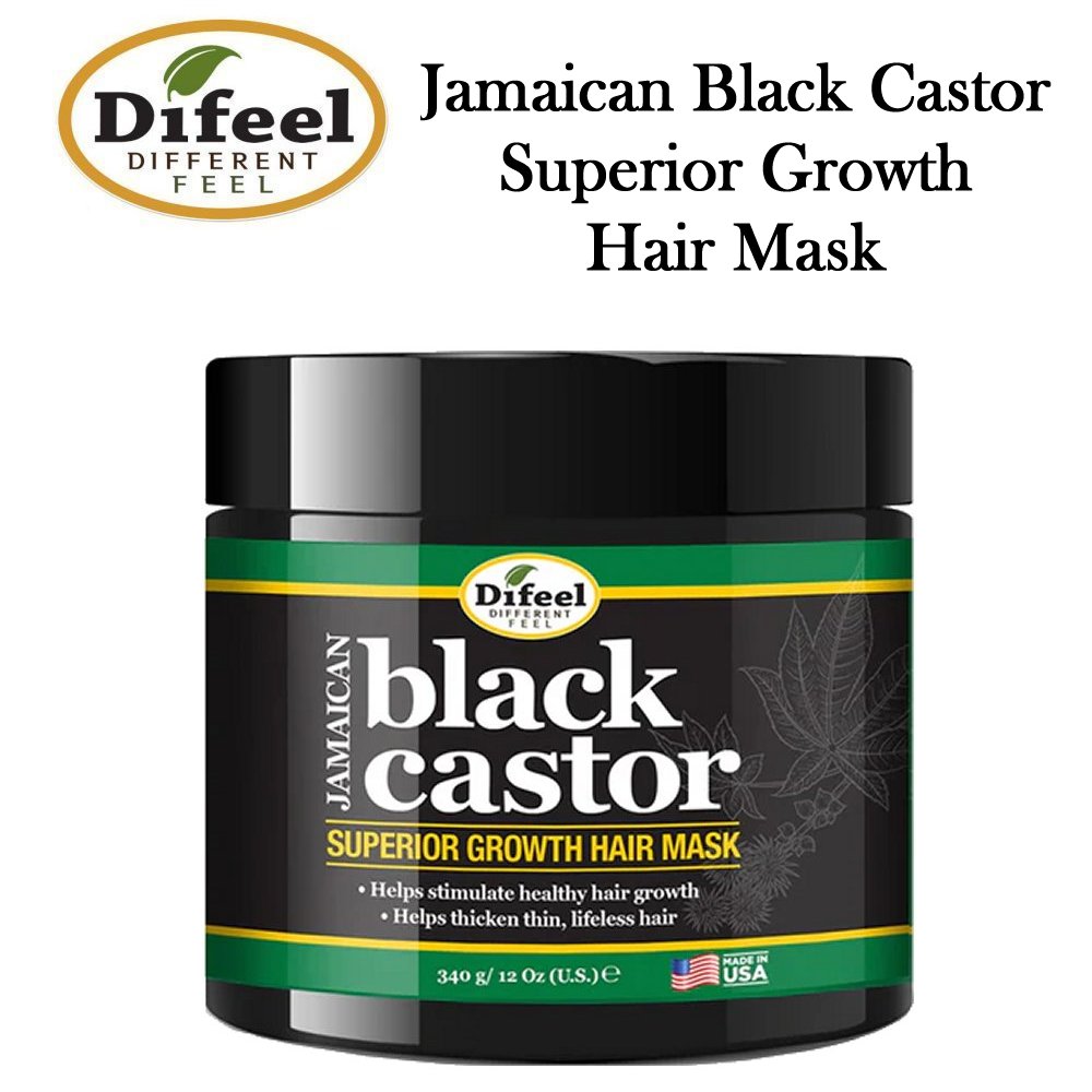 Difeel Hair Mask, Jamaican Black Castor, 12 oz