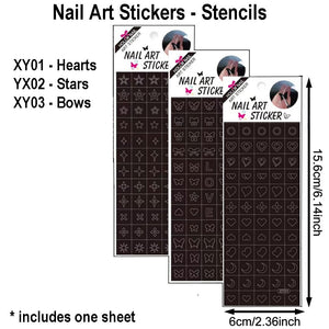 Nail Art Stickers - Stencils (YY-1916)