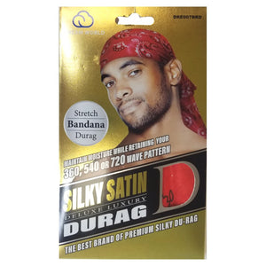 Dream World Durag, Silky Satin Deluxe Luxury Durag (DRE007BRD)