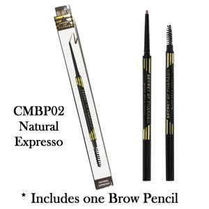 Ebin "Secret of Pharaoh" Micro Brow Pencils (Natural Black, Natural Expresso, or Natural Brown)