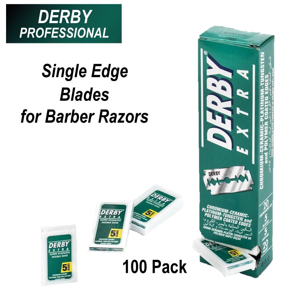 Derby Extra Double Edge Blades, 100 Blades