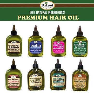 Difeel Hair Oil, Premium Hair Oil, 7.1 oz