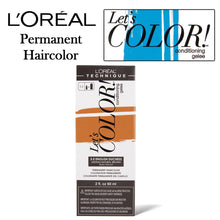 L'Oreal Let's Color! Permanent Haircolor, 2 oz
