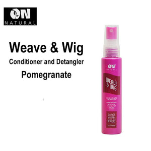 On Natural Weave & Wig Conditioner and Detangler, Pomegranate, 2 oz