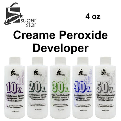 Super Star Cream Peroxide Developer, 4 oz