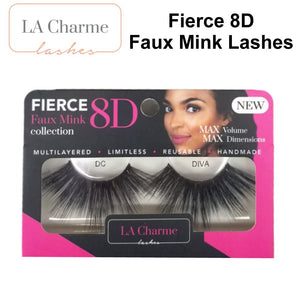 LA Charme Fierce 8D Faux Mink Lashes